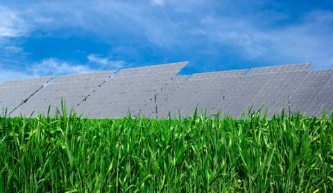 Solar panels. Stock Photos