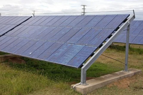 Solar panels Stock Photos