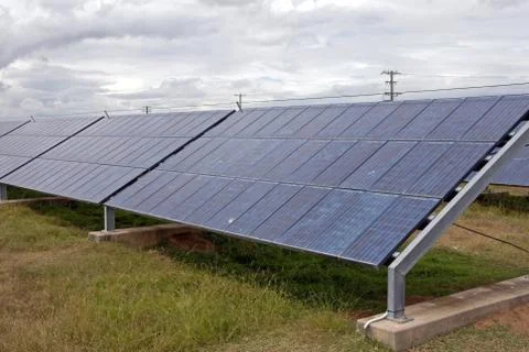 Solar panels Stock Photos