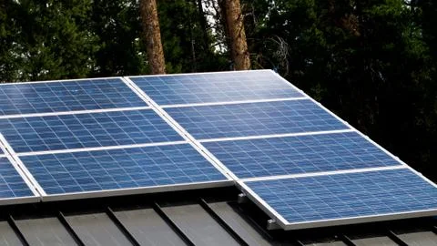 Solar panels Stock Photos