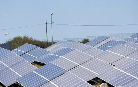 Solar panels 스톡 사진