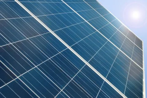 Solar panels Stock Photos
