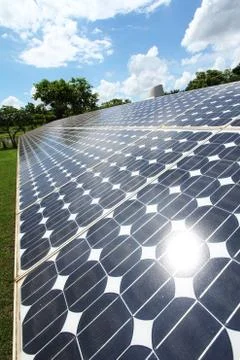 Solar panels Stock Photos