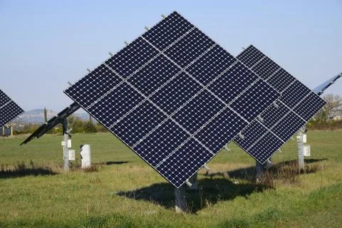 Solar Panels Foto stock