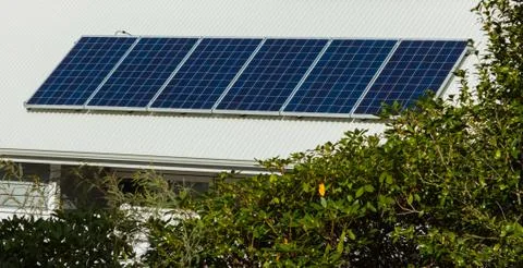 Solar panels Stock Photos