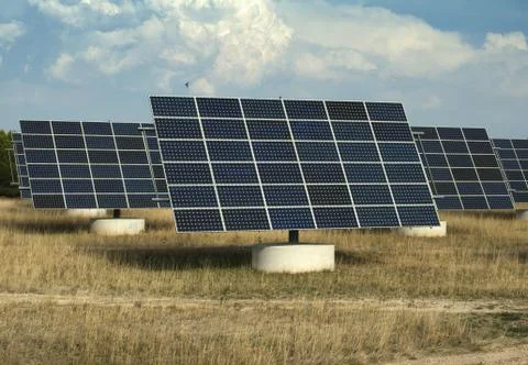Solar Panels Foto stock