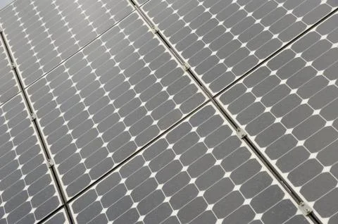 Solar panels Foto stock