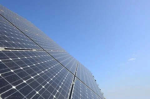 Solar panels Foto stock
