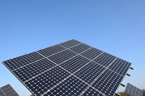 Solar panels Stock Photos