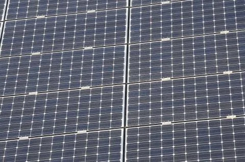 Solar panels Stock Photos