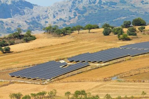 Solar panels Stock Photos