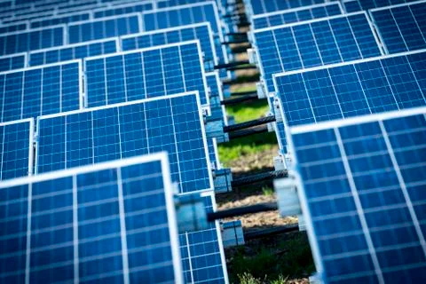 Solar Panels Foto stock