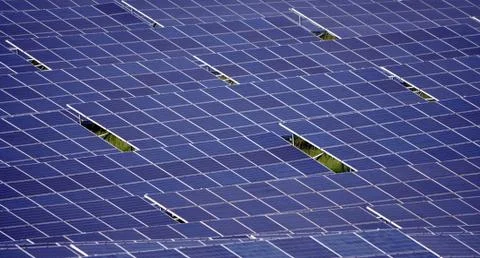 Solar panels Stock Photos