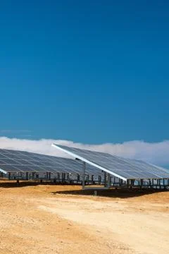 Solar panels Foto stock