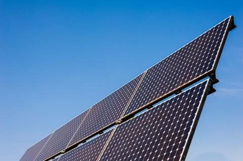 Solar panels Foto stock