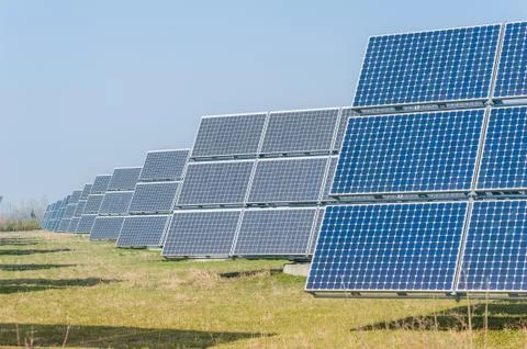 Solar panels Stock Photos