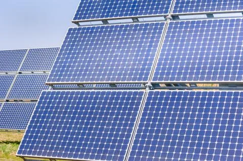 Solar panels Stock Photos