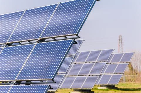 Solar panels Stock-Fotos