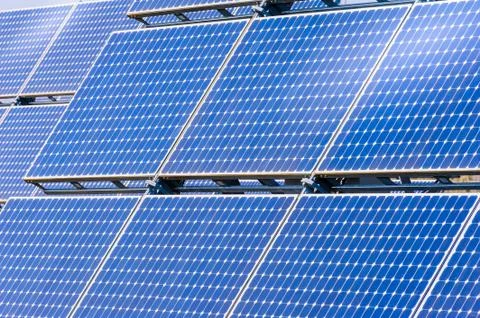 Solar panels Stock Photos