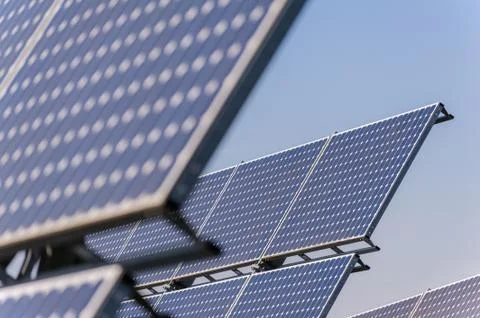 Solar panels Stock Photos