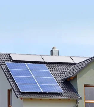 Solar panels Stock Photos