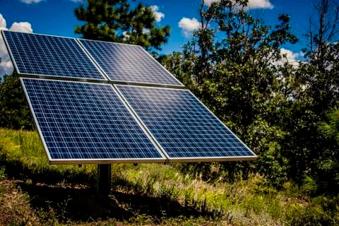 Solar panels Stock Photos