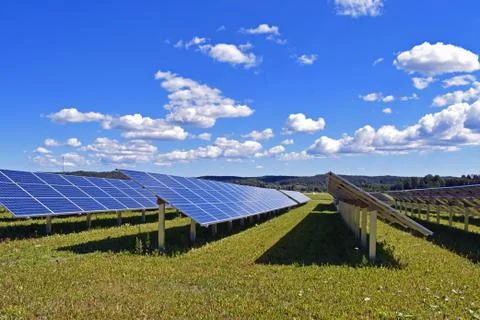Solar panels Stock Photos