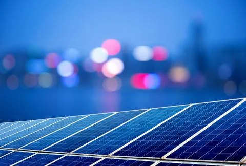 Solar panels Stock Photos