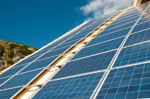 Solar panels Stock Photos