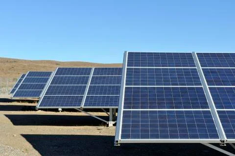 Solar panels Stock Photos