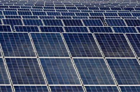 Solar panels Stock Photos