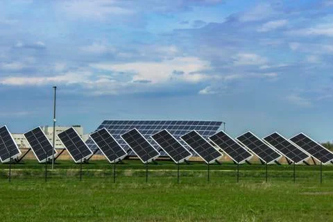 Solar panels Stock Photos