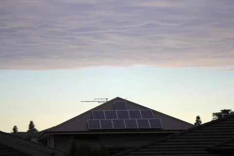 Solar Panels Foto stock