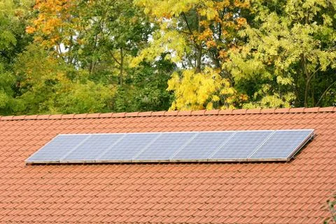Solar panels Stock Photos
