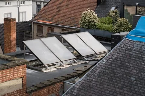 The solar panels Stock Photos