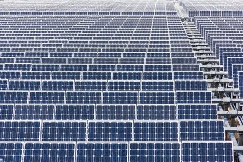Solar panels Stock Photos