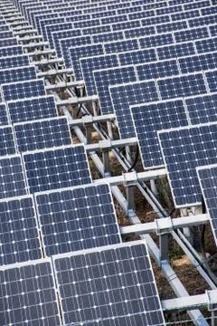Solar panels Stock Photos