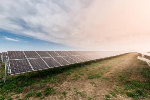 Solar panels Stock Photos