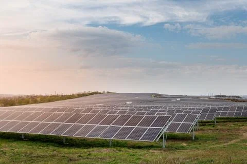 Solar panels Stock Photos
