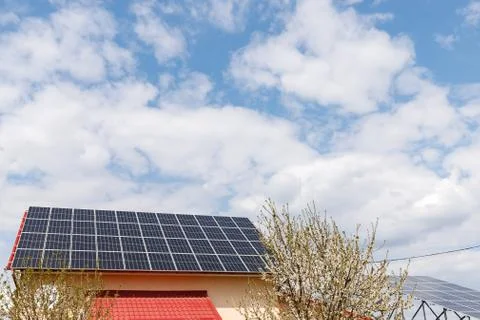 Solar panels Stock Photos