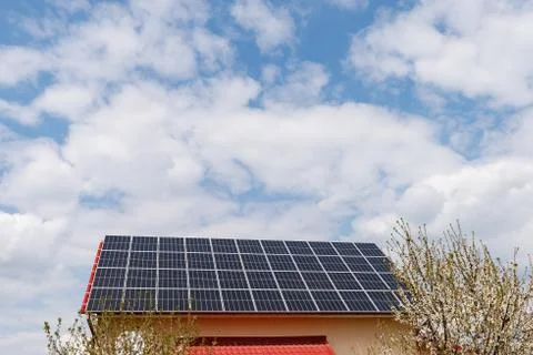 Solar panels Stock Photos