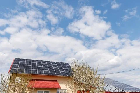 Solar panels Stock Photos
