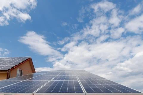 Solar panels Stock Photos