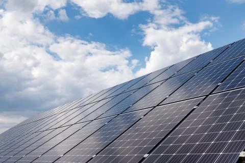 Solar panels Stock Photos