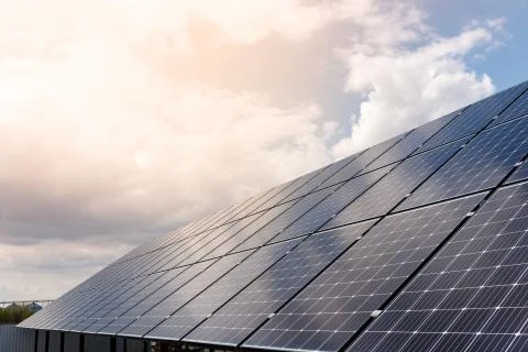 Solar panels Stock Photos