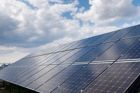 Solar panels Stock Photos