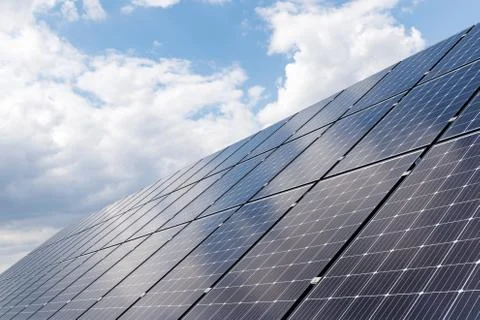 Solar panels 스톡 사진