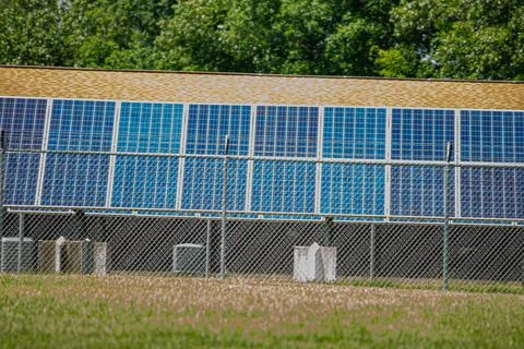 Solar panels Stock Photos