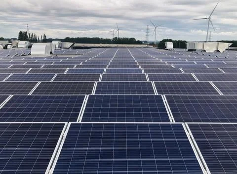 Solar panels Stock Photos