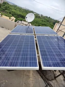 Solar panels Stock Photos